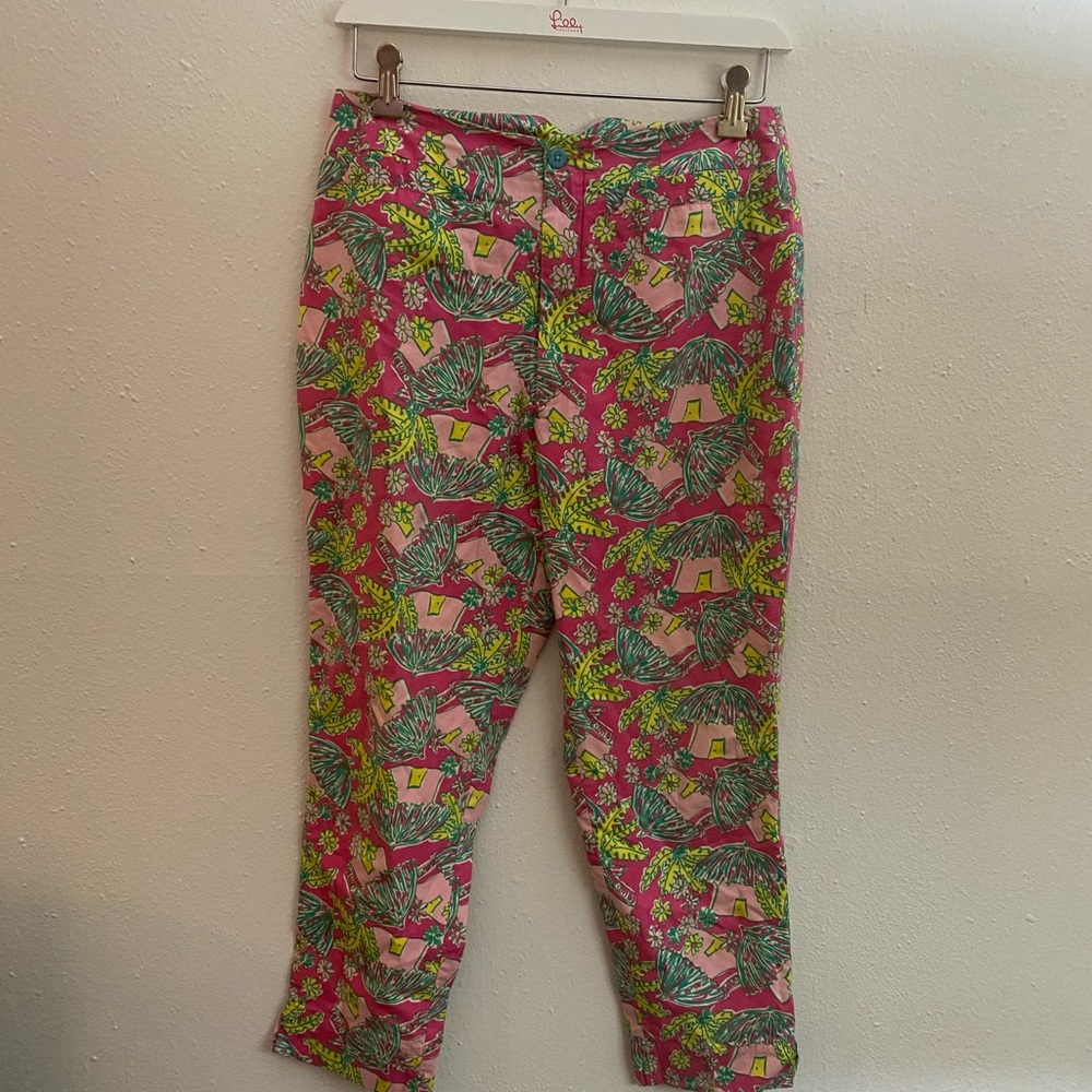 RARE Vintage Lilly Pulitzer Capris White Label - Picture 1 of 4